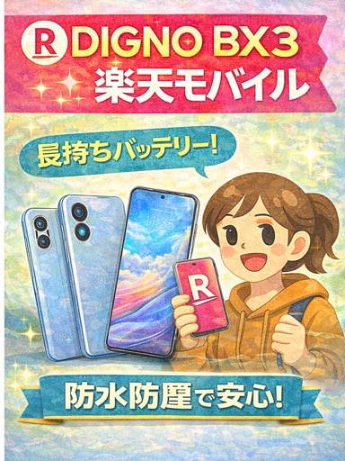 DIGNO BX3は楽天モバイルで使える？対応バンド・通信品質は？ | Rakute 