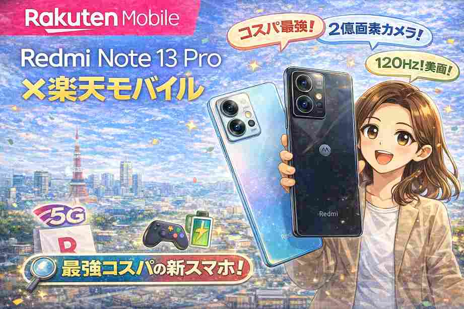 Redmi Note 13 Pro 楽天モバイル