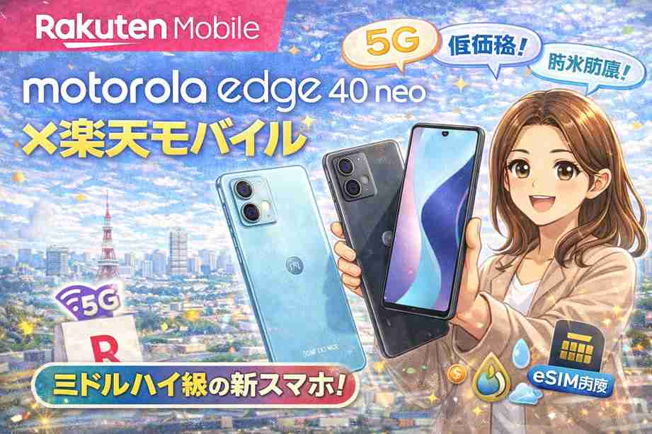 motorola edge 40 neo 楽天モバイル