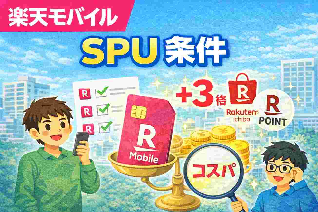 楽天モバイル SPU 条件