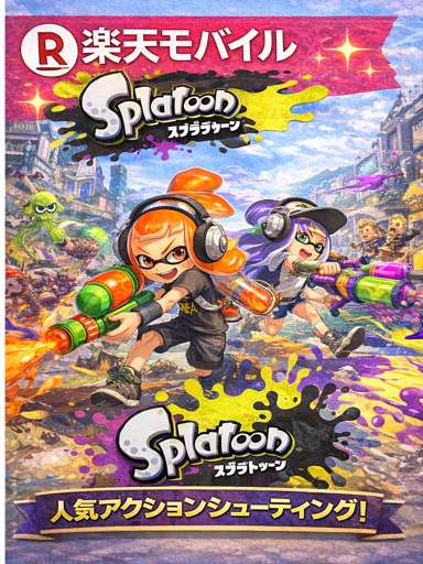 楽天モバイル スプラトゥーン