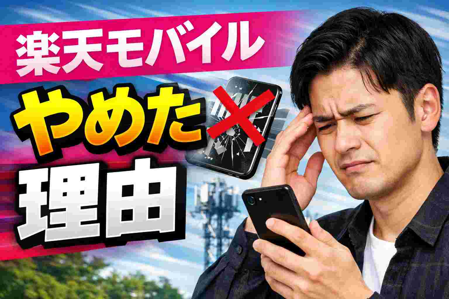 楽天モバイル やめた 理由