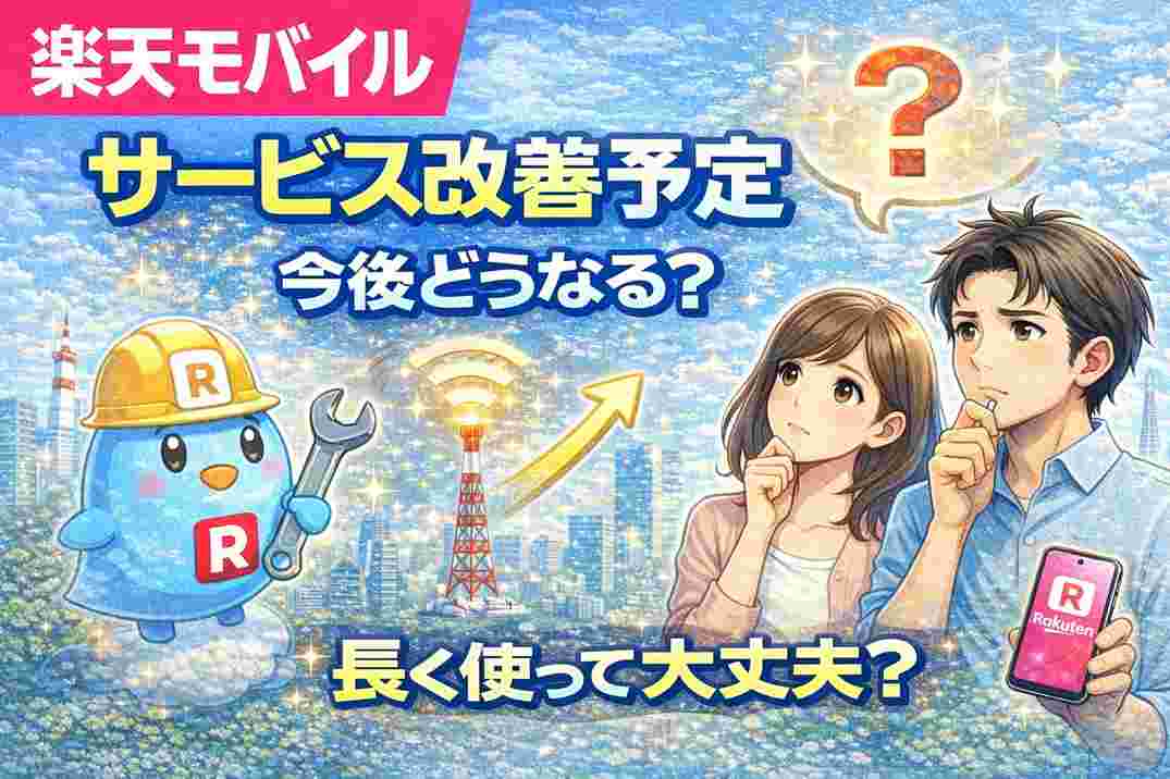 楽天モバイル サービス 改善 予定