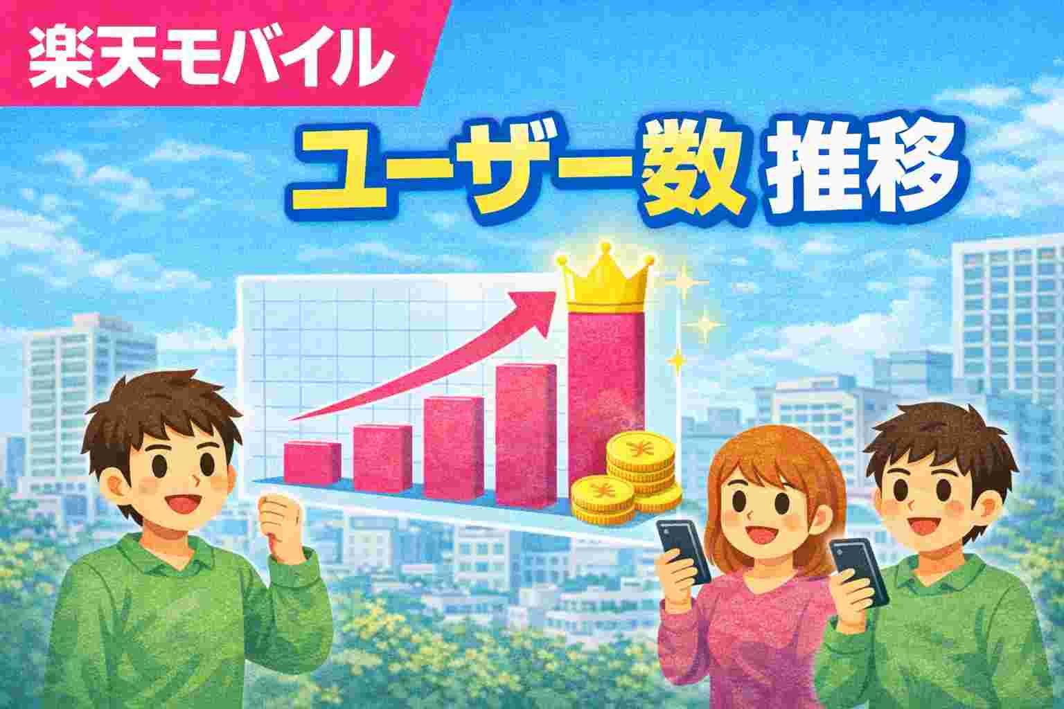 楽天モバイル ユーザー数 推移