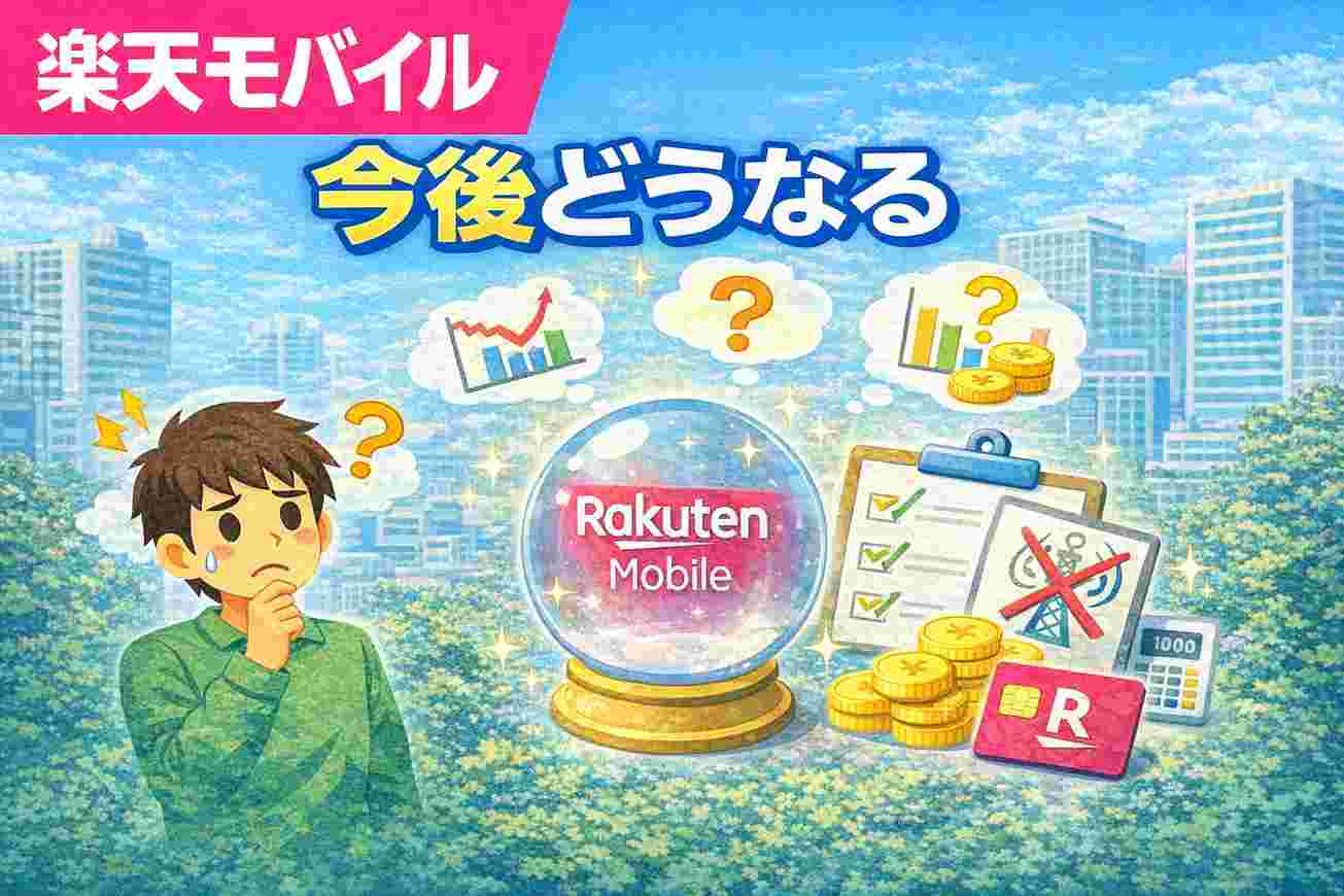楽天モバイル 今後 どうなる