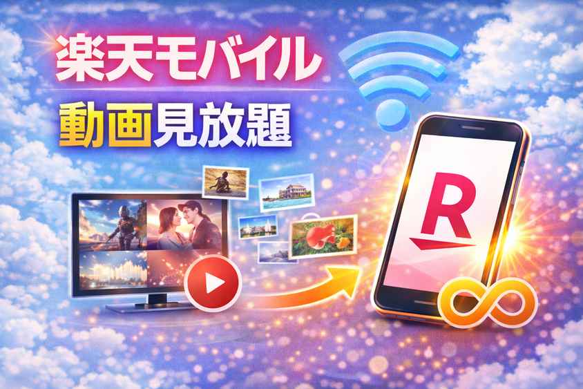 楽天モバイル 動画 見放題
