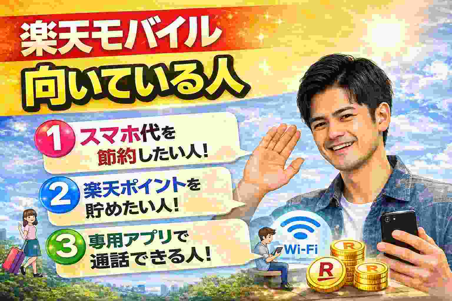 楽天モバイル 向いている人