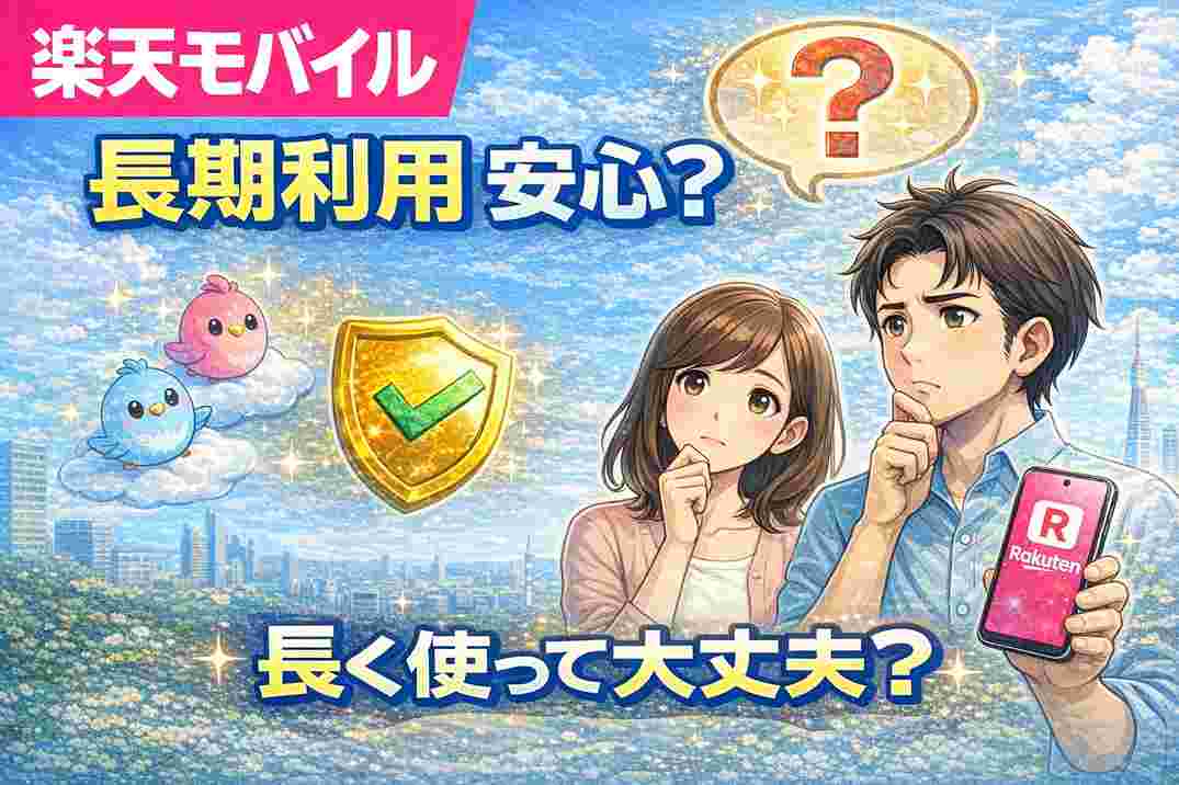 楽天モバイル 長期利用 安心？