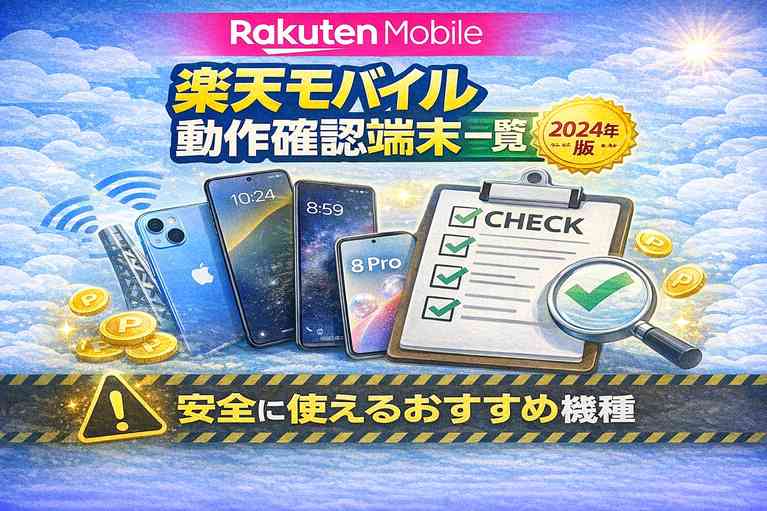 楽天モバイル 動作確認 一覧